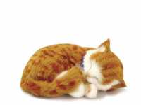 Perfect Petzzz 65431 – Stofftier interaktiv Katze –Tabby – Orange – Tier, das