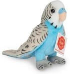 Teddy Hermann 94159 Wellensittich blau 13 cm, Kuscheltier mit idealem Recyclinganteil