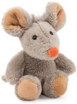 Schaffer Knuddel mich! Schaffer 3547 Pl&uuml;sch Magnet Kuscheltier Maus Eddi, grau, 11