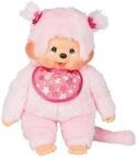 Sekiguchi 242405 - Original Monchhichi M&auml;dchen Kirschbl&uuml;te, Pl&uuml;schtier mit