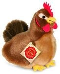 Teddy Hermann 94145 Huhn Henne Pl&uuml;sch 16 cm, Kuscheltier mit idealem Recyclinganteil