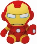 TY 41190 Iron Man Pl&uuml;sch, Rot/Gelb/Wei&szlig;, 16 cm