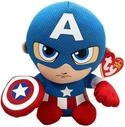 TY Captain America Pl&uuml;sch Blau/Rot/Wei&szlig; One Size