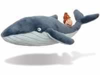 AURORA Snail and The Whale Soft Toy, 61238, 7in, Grey, for Fans of The Book by...