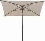 City Mittelstockschirm anthrazit/Natur 140x210cm