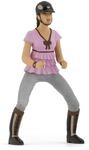 Papo -Handbemalt - Figuren -Pferd, Fohlen und Ponys -Reiterin Fashion