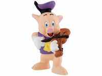Bullyland 12491 - Spielfigur Fiedler aus Walt Disney Die drei kleinen Schweinchen,