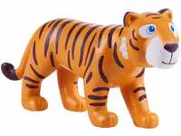 HABA 305447 - Little Friends – Tiger, Spielfigur ab 3 Jahren, braun, gelb