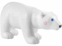 HABA Little Friends Eisbär - Spielfigur für Kinder ab 3 Jahren - Zootiere für