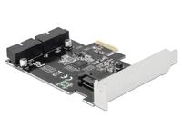 Delock PCI Express Karte zu 2X intern USB 3.0 Pfostenstecker, 90387