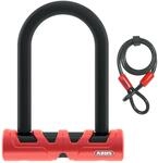 ABUS B&uuml;gelschloss Ultimate 420 + USH-Halter + Sicherungskabel Cobra 10/120 -