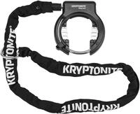 Kryptonite Uni Rahmenschloss mit Kette 512 abz. Fahrradschloss, Black, 120 cm