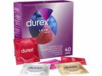 Durex Love Mix Kondome-Mischung – Vielseitige Mixpackung mit 5 verschiedenen
