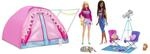 Barbie Abenteuer zu zweit Camping-Spielset mit Zelt, inkl. 2 Puppen, Camping Zubeh&ouml;r