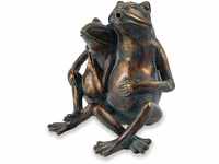 Wasserspeier Figur Froschpaar aus Kunststein - (L x B x H): ca. 200 x 150 x 220...