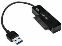 LogiLink AU0012A USB 3.0 Adapter/Konverter auf 2,5 Zoll (6,35 cm) SATA schwarz