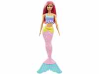 Barbie GGC09 - Dreamtopia Meerjungfrau-Puppe mit pinken Haaren, Spielzeug...