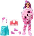 Barbie HJL59 - Cutie Reveal Puppe mit Faultier-Kost&uuml;m, Traumland Fantasie-Serie mit