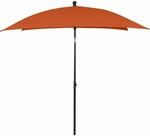 Siena Garden City Mittelstockschirm anthrazit/Terracotta &Oslash; 180cm, Rot