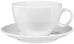 Seltmann Weiden VIP. Milchkaffeetasse mit Untertasse, 370 ml, Robustes...
