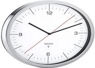 Blomus - Funkuhr, Wanduhr, Uhr - CRONO - Edelstahl - wei&szlig; - &Oslash; 24 cm