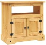 vidaXL Kiefer Massiv TV Schrank 80x43x78 cm Lowboard Fernsehschrank Sideboard