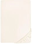 biberna Deluxe Jersey-Elastic-Spannbetttuch 90x190 cm - 100x220 cm beige | 97%