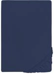 biberna Deluxe Jersey-Elastic-Spannbetttuch 90x190 cm - 100x220 cm blau | 97%