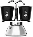 Bialetti Mini Express Induction, Induktionskaffeemaschine, 2 Tassen (100 ml), f&uuml;r