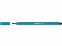 Premium-Filzstift - STABILO Pen 68 - Einzelstift - hellblau