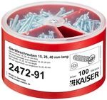 Kaiser Ger&auml;teschrauben-Box 2472-91 100 Stk.