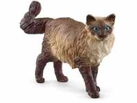 schleich 13940 Ragdoll Katze, für Kinder ab 3+ Jahren, FARM WORLD - Spielfigur
