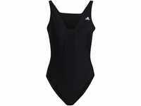 ADIDAS Women's ICONISEA 3S S Swimsuit, Black, 38