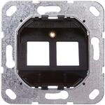Gira 560400 Modular Jack 4, 2-Fach Tragring
