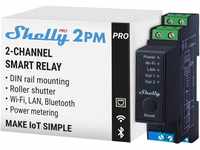 Shelly Pro 2PM | Wlan, LAN & Bluetooth 2-Kanal-Smart-Relais-Schalter mit