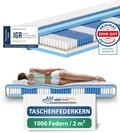 AM Qualit&auml;tsmatratzen 1000 Federn Taschenfederkernmatratze 90x190cm H4 24cm -...