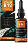 Vitamin B12 Tropfen - 1800 Tropfen (50ml) - bioaktives Methylcobalamin B12 - mit 500