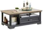Stella Trading JASMIN Couchtisch in Artisan Eiche Optik, Graphit - Sofatisch mit