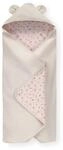 Hauck Einschlagdecke/Kuscheldecke Snuggle N Dream - Beige Bloom | F&uuml;r Babyschale,