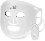 Silk'n Gesichtsmaske mit LED-Lichttherapie (rot, blau, gelb und violett), Anti-Aging,