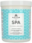 Kallos Spa K&ouml;rpermassagecreme mit Kokos&ouml;l, Hylaurons&auml;ure und Kollagen, 1000 ml