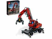 LEGO 42144 Technic Umschlagbagger Modellbausatz, Mechanisches Lernspielzeug, manuelle