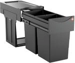 Hailo AS Tandem 15/15 Black Edition - 3666851 Einbau Abfallsammler