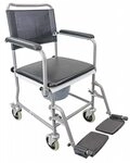 Trendmobil Toilettenstuhl TSF fahrbarer Toilettenrollstuhl mit HMV Nummer