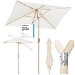 Sekey Sonnenschhirm Marktschirm Gartenschirm Terrassenschirm Sonnenschutz UV 50+
