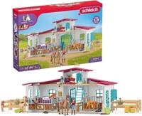 Schleich Horse Club | Reiterhof 42567 | Pferdestall mit Hannah, Lisa, 3 Pferden,