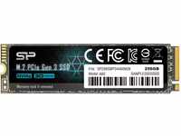 Silicon Power PCIe M.2 NVMe SSD 256GB Gen3x4 R/W up to 2, 100/1, 200MB/s...