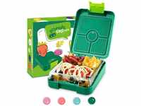 schmatzfatz Easy Bento Lunchbox für Kinder, BPA-frei, Lunchbox mit 4 Fächern,