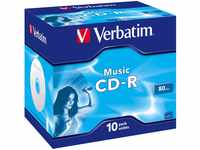 VERBATIM MusicLifePlus CD-R Audio 80min 16x Surface Crystal 10 Stück