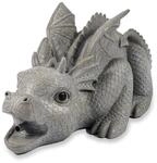 esotec Wasserspeier-Figuren Drache Grisu, Einzelfigur Teichfigur Gartenstatue,